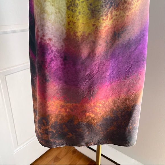 NEIMAN MARCUS SILK HALTER MINI DRESS - Picture 6 of 14